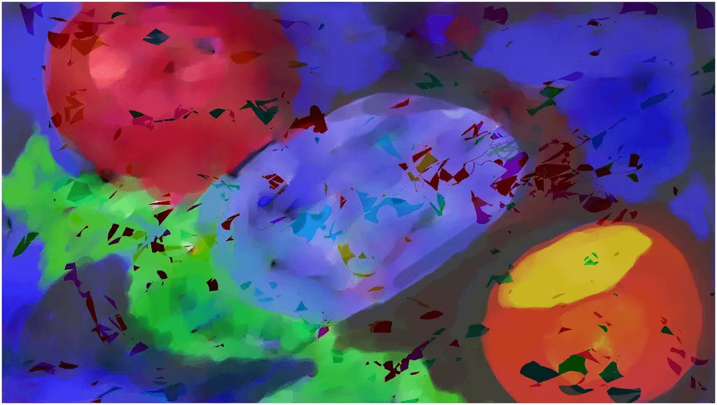 Cosmic Debris34, by Douglas Pinson. Digital painting, 2021.